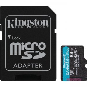 Kingston SDCG3/64GB Canvas Go! Plus microSD Memory Card