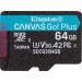 Kingston SDCG3/64GBSP Canvas Go! Plus microSD Memory Card