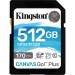 Kingston SDG3/512GB Canvas Go! Plus SD Memory Card