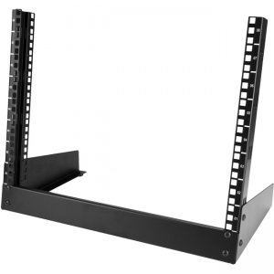 StarTech.com RK8OD 8U Desktop Rack - 2-Post Open Frame Rack - 19in Open Frame Desktop Rack - 8U