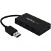 StarTech.com HB30A3A1CFB 4 Port USB Hub - USB 3.0 - USB A to 3x USB A and 1x USB C