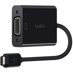 Belkin B2B143-BLK USB-C to VGA Adapter (For Business / Bag & Label)