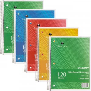 Sparco 83254BD Wire Bound College Ruled Notebook SPR83254BD