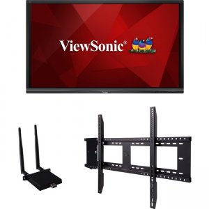 Viewsonic IFP7550-E1 75" ViewBoard 4K Ultra HD Interactive Flat Panel Bundle