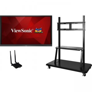 Viewsonic IFP7550-E2 75" ViewBoard 4K Ultra HD Interactive Flat Panel Bundle