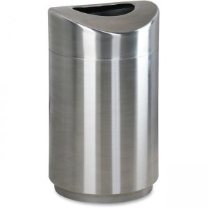 Rubbermaid Commercial R2030SSPL Eclipse Open Top Metal Receptacle RCPR2030SSPL