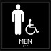 Lorell 02659 Restroom Sign LLR02659