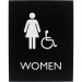 Lorell 02666 Restroom Sign LLR02666