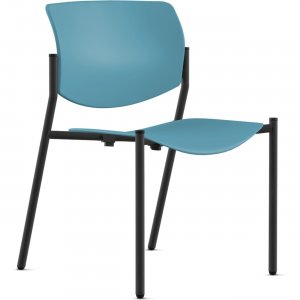9 to 5 Seating 1210A00BFP16 Shuttle Armless Stack Chair with Glides NTF1210A00BFP16