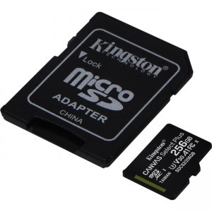Kingston SDCS2/256GB Canvas Select Plus microSD Card With Android A1 Performance Class