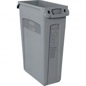 Rubbermaid Commercial 354060GYCT Slim Jim Vented Container RCP354060GYCT