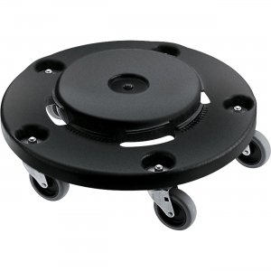 Rubbermaid Commercial 264000BKCT Easy Twist Round Dolly RCP264000BKCT