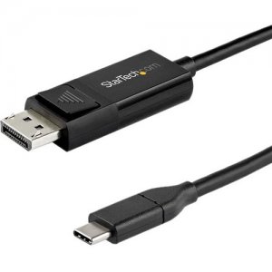 StarTech.com CDP2DP141MBD 3.3 ft. (1 m) USB-C to DisplayPort 1.4 Cable - Bi- Directional
