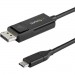 StarTech.com CDP2DP2MBD 6.6 ft. (2 m) USB-C to DisplayPort 1.2 Cable - Bi-Directional
