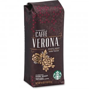 Starbucks 12411949 Caffe Verona 1 lb. Whole Bean Coffee SBK12411949