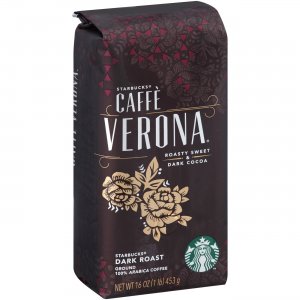 Starbucks 12413966 Caffe Verona Dark Roast Ground Coffee SBK12413966