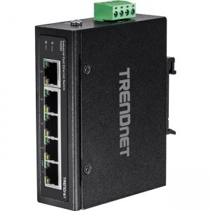 TRENDnet TI-E50 5-Port Industrial Fast Ethernet DIN-Rail Switch