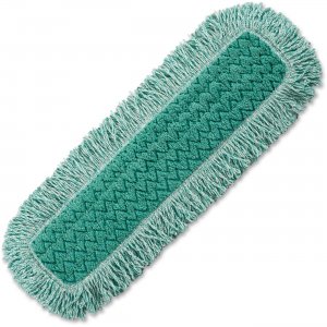 Rubbermaid Commercial Q42600GR00CT Hygen 24" Fringed Dust Mop Pad RCPQ42600GR00CT