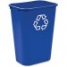 Rubbermaid Commercial 295773BLUECT Deskside Recycling Container RCP295773BLUECT