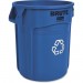 Rubbermaid Commercial 262073BLUCT Brute 20-gal Recycling Container RCP262073BLUCT