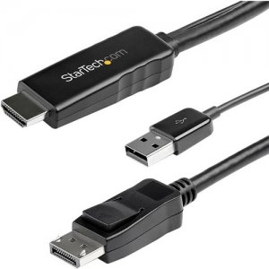 StarTech.com HD2DPMM3M 3 m (9.8 ft.) HDMI to DisplayPort Cable - 4K 30Hz