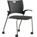 9 to 5 Seating 1315A12SFON Bella Fabric Seat Mobile Stack Chair NTF1315A12SFON