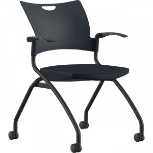 9 to 5 Seating 1320A12BFP01 Bella Fixed Arms Mobile Nesting Chair NTF1320A12BFP01