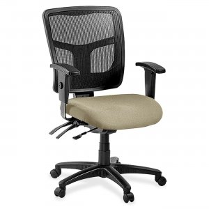 Lorell 8620145 ErgoMesh Series Managerial Mid-Back Chair