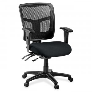 Lorell 8620149 ErgoMesh Series Managerial Mid-Back Chair