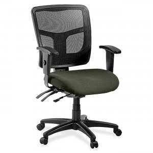 Lorell 8620167 ErgoMesh Series Managerial Mid-Back Chair