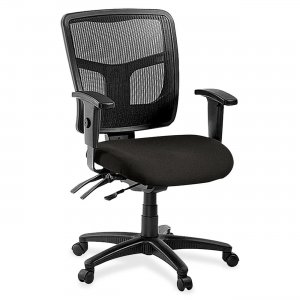 Lorell 8620163 ErgoMesh Series Managerial Mid-Back Chair