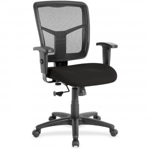 Lorell 8620963 Managerial Mesh Mid-back Chair