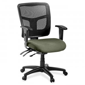 Lorell 8620185 ErgoMesh Series Managerial Mid-Back Chair
