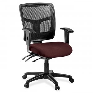 Lorell 8620164 ErgoMesh Series Managerial Mid-Back Chair