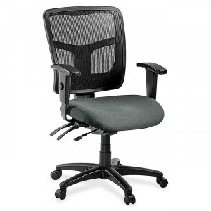 Lorell 8620132 ErgoMesh Series Managerial Mid-Back Chair