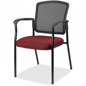 Lorell 2310031 Guest, Meshback/Black Frame Chair