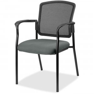 Lorell 2310032 Guest, Meshback/Black Frame Chair