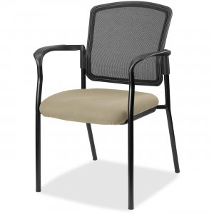 Lorell 2310045 Guest, Meshback/Black Frame Chair