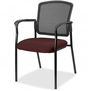 Lorell 2310064 Guest, Meshback/Black Frame Chair
