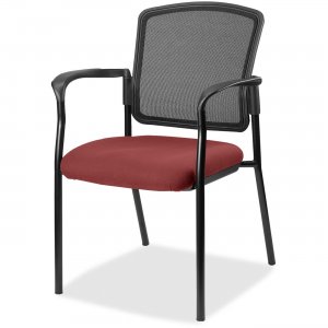 Lorell 2310088 Guest, Meshback/Black Frame Chair