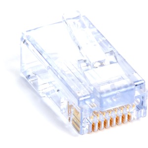 Black Box C5EEZUP-50PAK CAT5e EZ-RJ45 Modular Plugs, 50-Pack