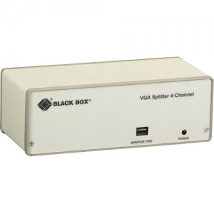 Black Box AC057A-K-R4 VGA 4-Channel Video Splitter Kit, 115-VAC