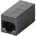 Black Box FM609-10PAK CAT6 Coupler - Unhielded, Straight-Pin, Office Black, 10-Pack