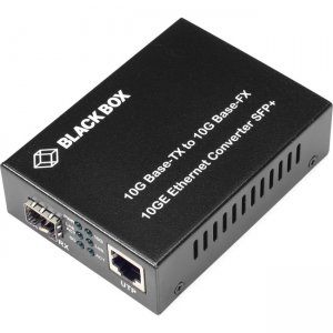 Black Box LGC220A Pure Networking Copper to Fiber Media Converter - 10GBASE-T to 10G SFP+
