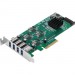 SIIG JU-P40811-S1 4-Port SuperSpeed USB 3.0 PCIe Card - Quad Core