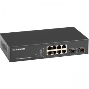 Black Box LGB710A LGB700 Series Web Smart Gigabit Ethernet Switch - SFP, 10-Port