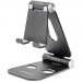 StarTech.com USPTLSTNDB Phone and Tablet Stand - Universal - Multi Angle -Foldable - Black