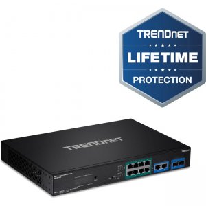 TRENDnet TPE-3012LS 12-Port Gigabit PoE+ Smart Surveillance Switch