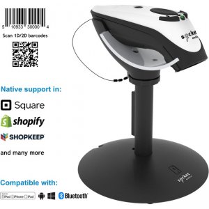 Socket Mobile CX3796-2556 DuraScan Ultimate Barcode Scanner and Passport Reader, v20