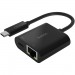 Belkin INC001BK-BL USB-C to Ethernet + Charge Adapter